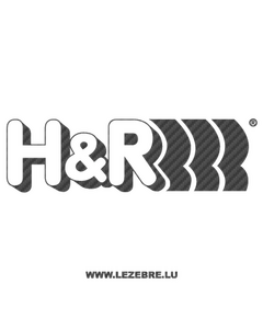 H&R Logo Carbon Decal