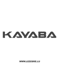 Kayaba Logo Carbon Decal