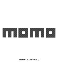 Momo Logo Carbon Decal