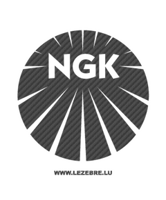 NGK Logo Carbon Decal