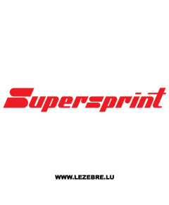 Sticker Supersprint Logo