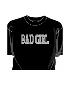 T-Shirt Bad Girl parody Batman