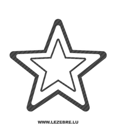 Star Carbon Decal 8