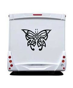 Tribal Butterfly Camping Car Decal