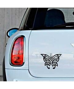 Tribal Butterfly Mini Decal