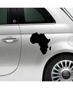 Africa Continent Fiat 500 Decal