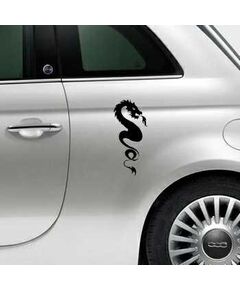 Dragon Flame Fiat 500 Decal 58
