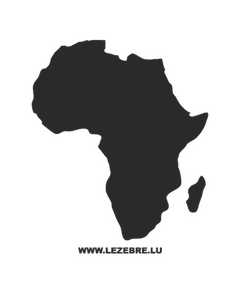 Sticker Continent Africain