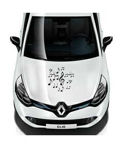 kit stickers Renault Deco Notes de Musique