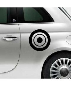 Sticker Fiat 500 Deco Cercles
