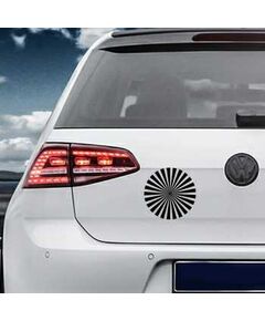 Sticker VW Golf Deco Rayons Soleil 2