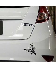 Ornament flowers design Ford Fiesta Decal