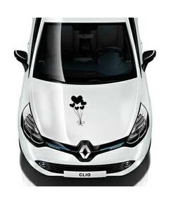 Hearts Balloons Renault Decal