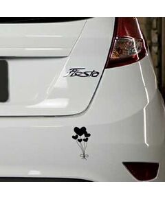 Hearts Balloons Ford Fiesta Decal