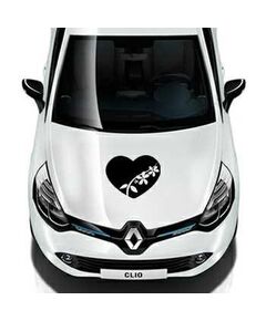 Sticker Renault Coeur Fleur