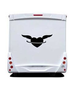 Angel Heart Camping Car Decal