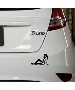Pin Up Ford Fiesta Decal 8