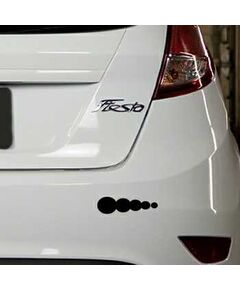 Sticker Ford Fiesta voiture tuning Bulles