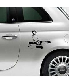 Pin Up 4 Fiat 500 Decal
