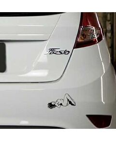 Pin Up Ford Fiesta Decal