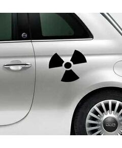 Nuclear Fiat 500 Decal