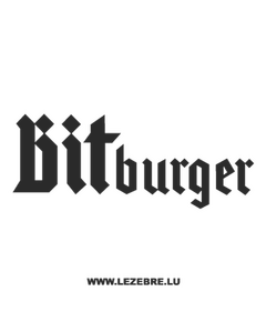 Bitburger Logo Decal