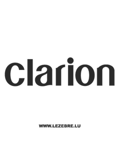 Clarion Decal