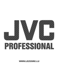 JVC Professional Carbon Decal