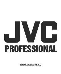 > Sticker JVC Professional