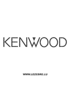 Sticker Karbon Kenwood Logo 2