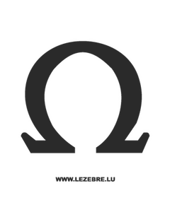 Omega Logo Decal 2
