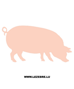 Pig Decal