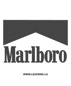 Marlboro Logo Carbon Decal 2
