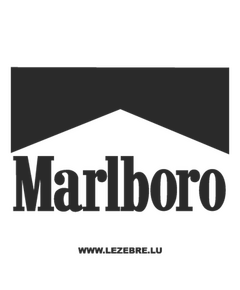 Marlboro Logo Decal 2
