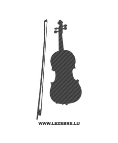 Violin Carbon Decal