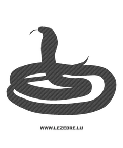 Sticker Carbone Serpent