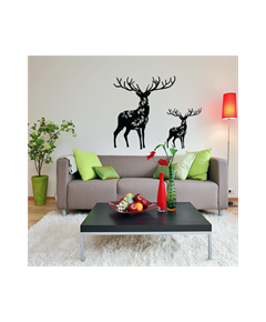 Deer decoration decal model