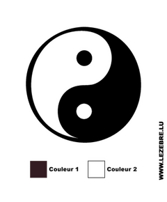 Sticker Yin et Yang