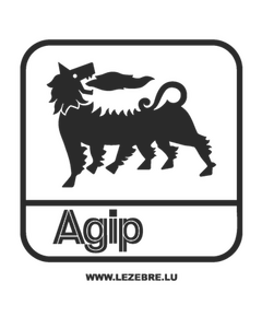 Sticker Agip Logo