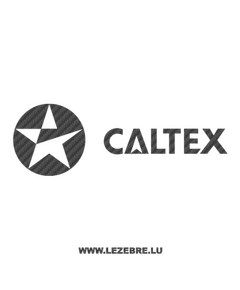 Caltex Logo Carbon Decal 2