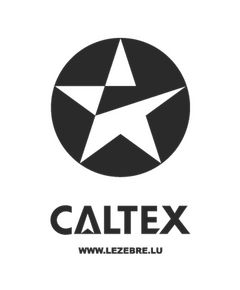 Sticker Caltex Logo