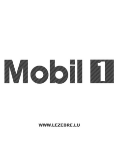 Mobil Carbon Decal 1