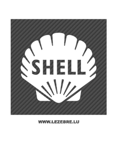 Sticker Carbone Shell Logo 1961 (2)