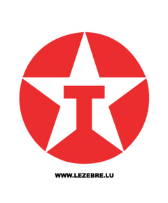 Texaco Logo Decal 4