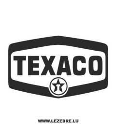 Texaco Logo Decal