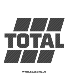 Sticker Carbone Total Logo