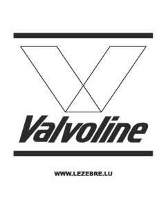Sticker Valvoline Logo 2