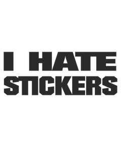 JDM I Hate Stickers Decal