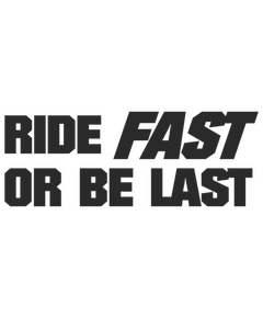 T-shirt JDM Ride Fast Or Be Last