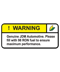 JDM Automotive WARNING Decal